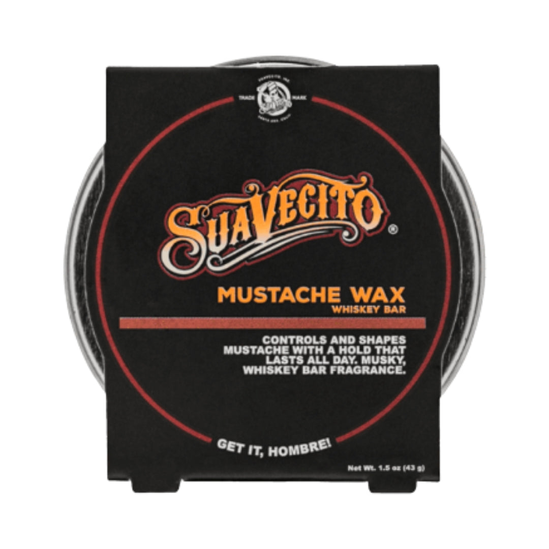 Cera para Bigote Suavecito Whiskey Bar 42 g – Fijación con Estilo y Aroma Premium