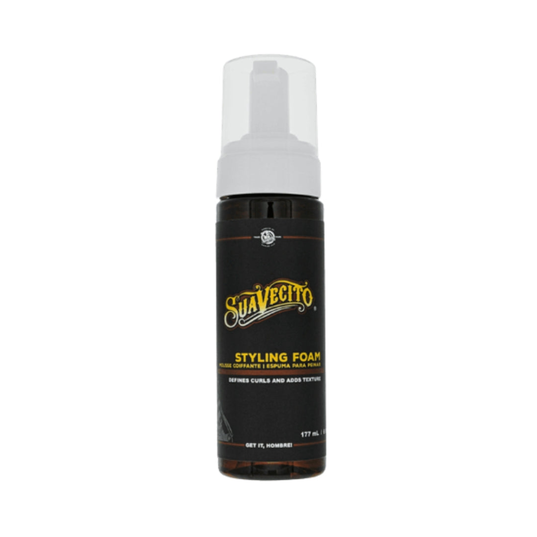 Suavecito Styling Foam 177 ml – Espuma para Peinar con Protección Térmica