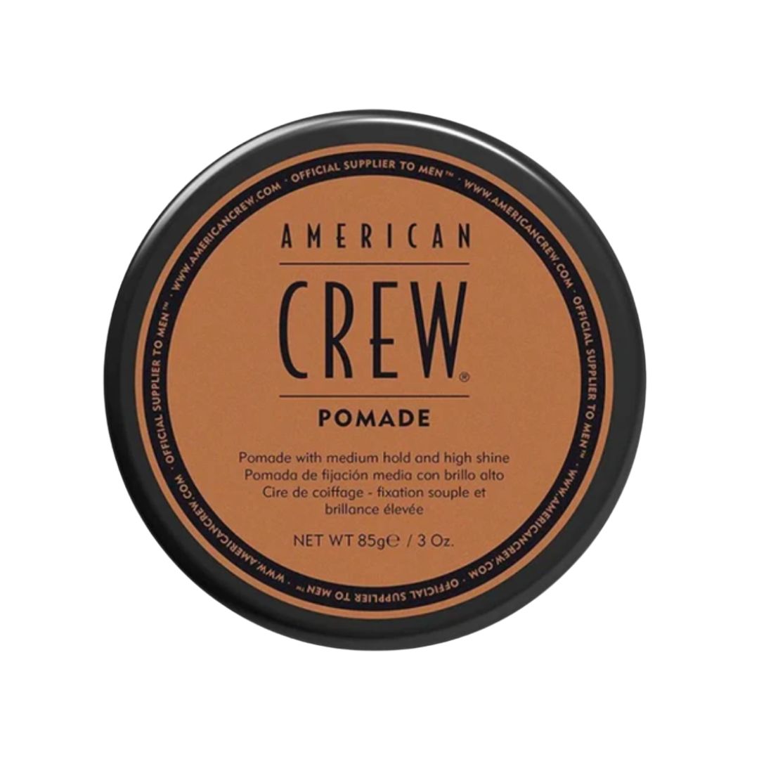 Pomade 85 g – Fijación Media y Brillo Alto | American Crew
