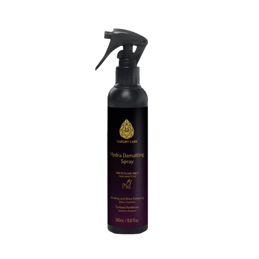Hydra Luxury Care Ultra Dematting Spray 240 ml — Desenredante Profesional para Perros y Gatos
