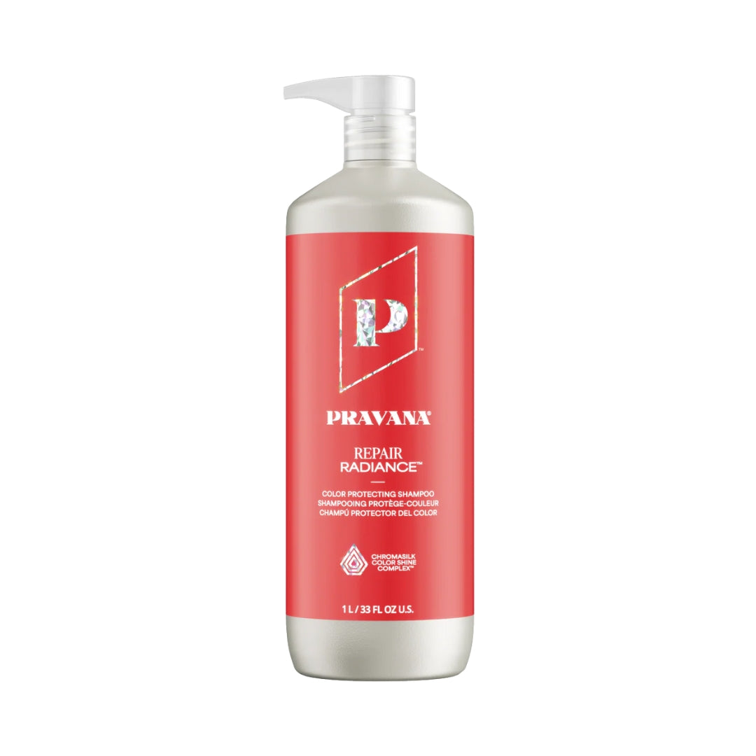 Pravana Repair Radiance Shampoo 1000 ml– Reparación y Brillo para Cabello Dañado
