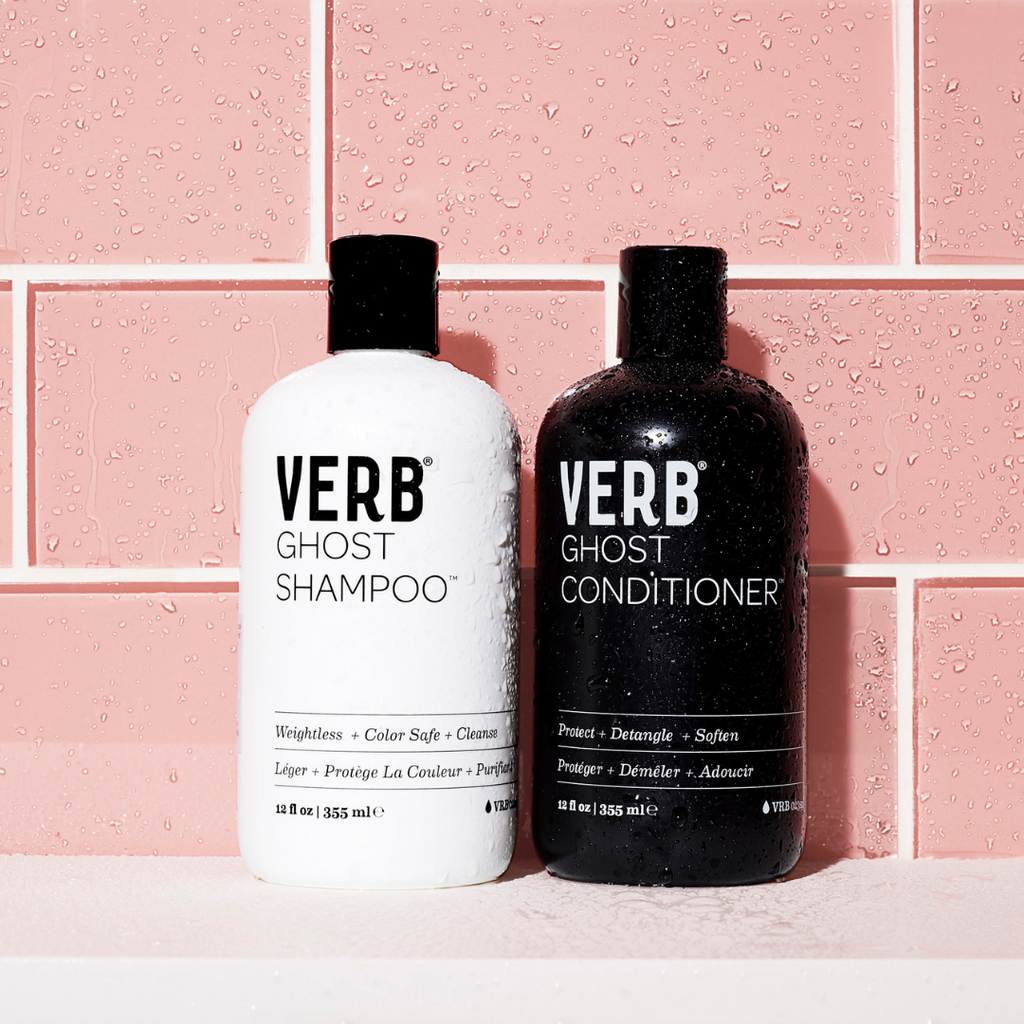 Verb® Ghost Shampoo 355 ml – Limpieza ligera e hidratación para cabello fino