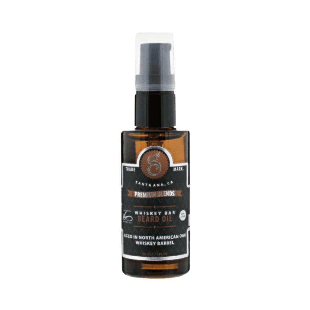 Aceite de Barba Suavecito Premium Whiskey Bar 30 ml – Aroma Ahumado y Cuidado Total