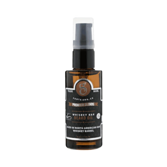 Aceite de Barba Suavecito Premium Whiskey Bar 30 ml – Aroma Ahumado y Cuidado Total