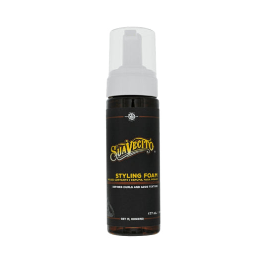 Suavecito Styling Foam 177 ml – Espuma para Peinar con Protección Térmica