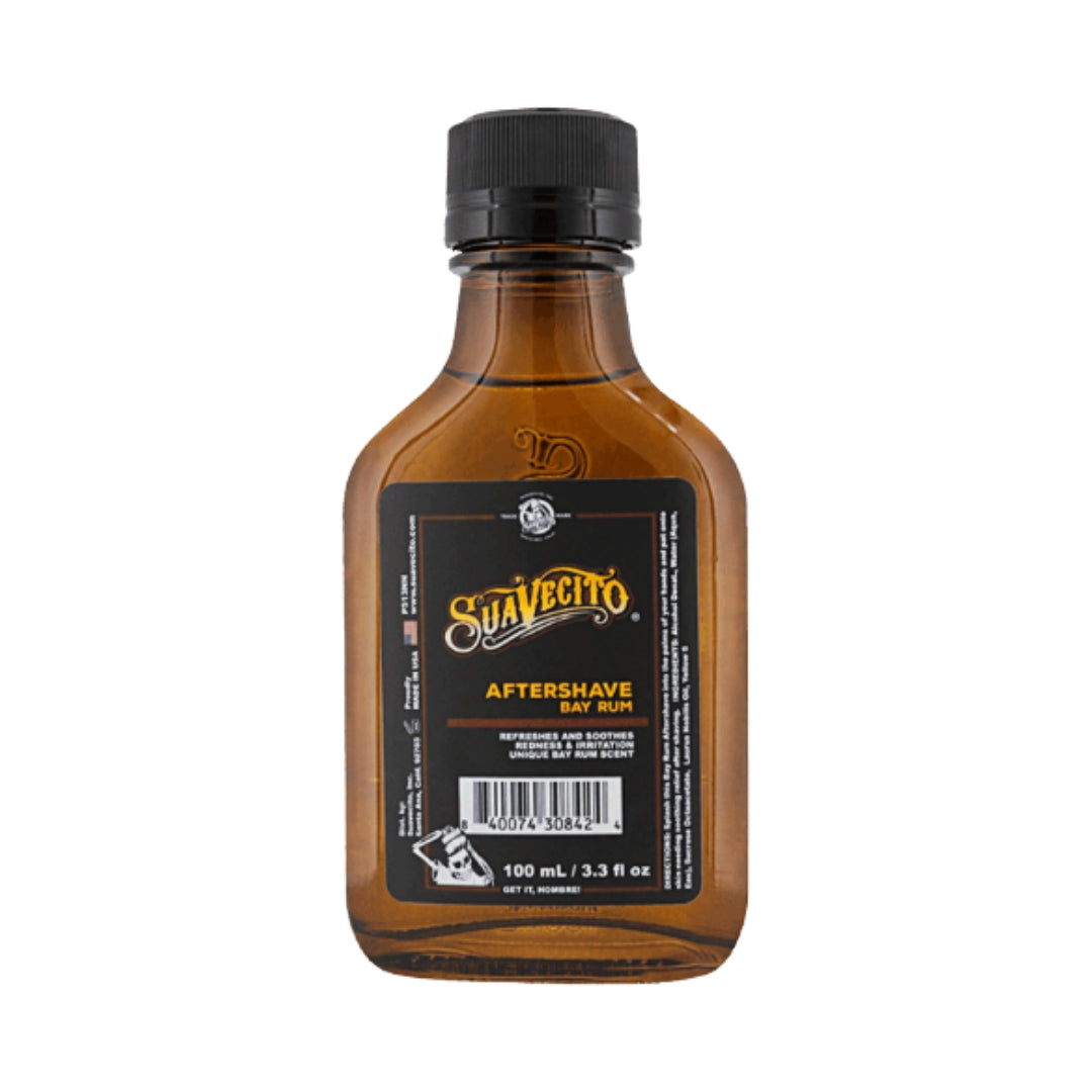 After Shave Suavecito Bay Rum 120ml – Refrescante y Clásico