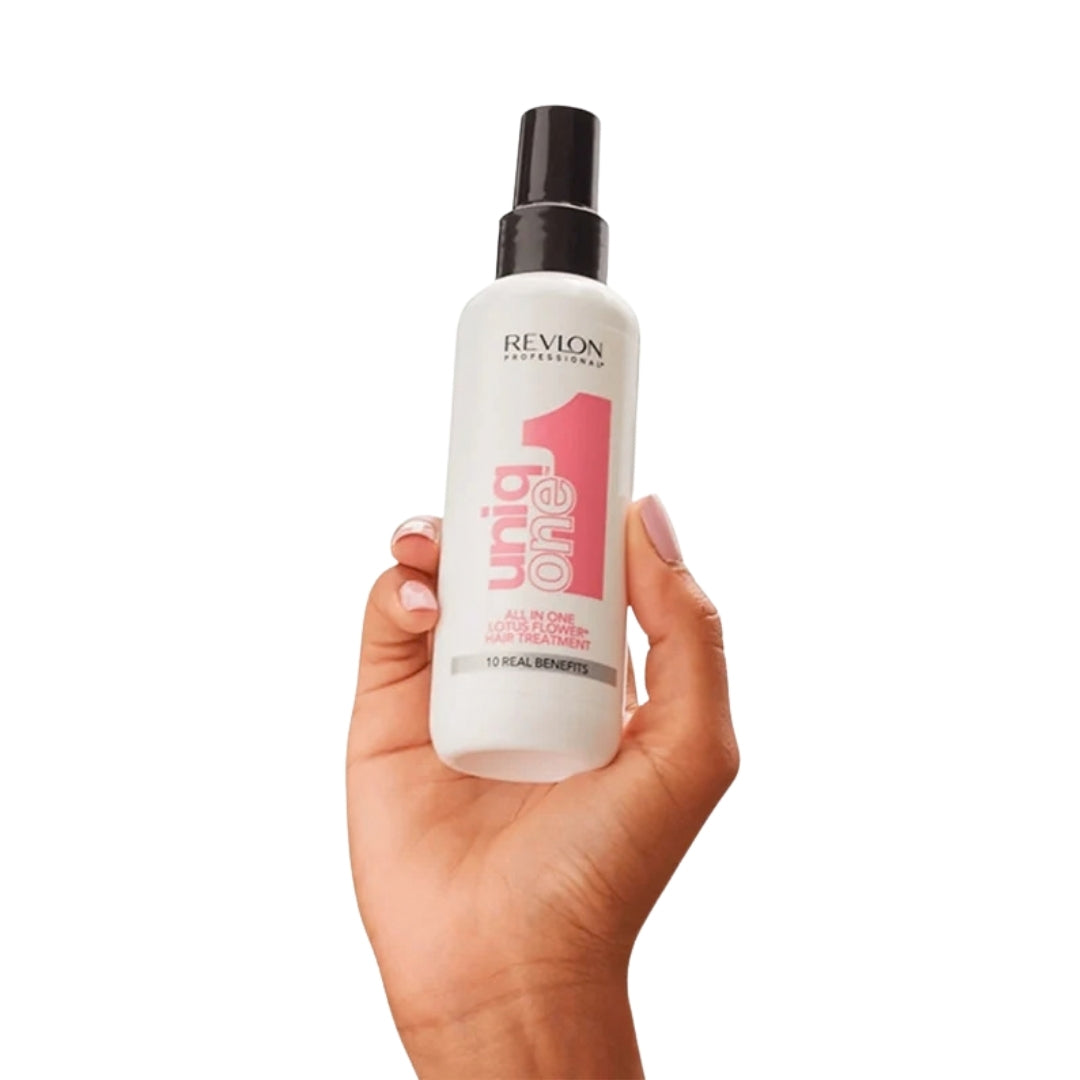 Tratamiento Capilar Sin Enjuague UniqOne Lotus 150 ml | Revlon Professional