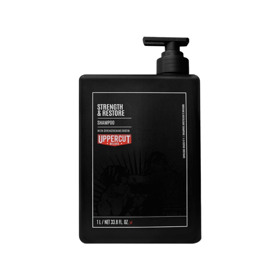 SHAMPOO FUERZA Y RESTAURACIÓN 1 LITRO – Uppercut