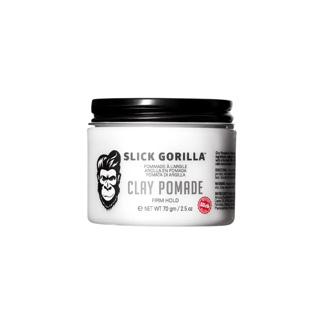 Pomada Clay 70 g – Acabado Mate y Fijación Fuerte – Slick Gorilla