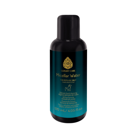 Hydra Luxury Care Micellar Water 120ml - Limpieza Facial Suave para Mascotas