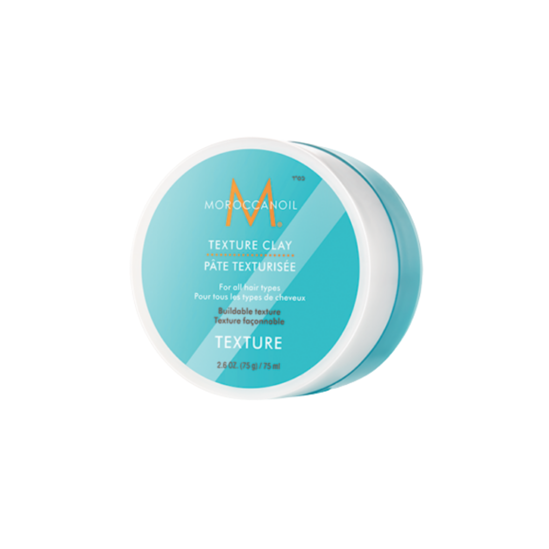 Pasta Texturizadora Arcilla Mate Fijación Fuerte 75 ml – Moroccanoil