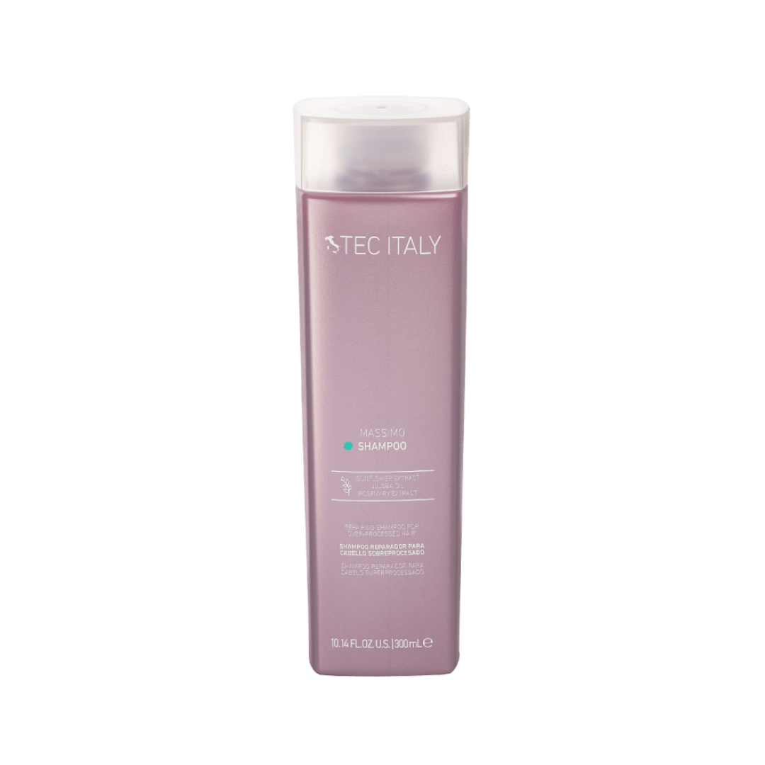 Massimo Shampoo para Cabello Sobreprocesado 300 ml | TEC ITALY