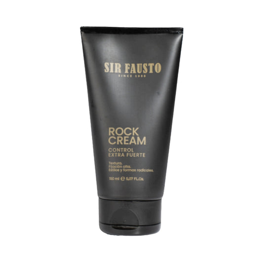 Rock Cream Sir Fausto 150 ml – Crema de peinado fijación alta y efecto húmedo