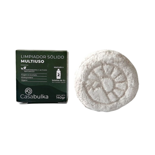 Limpiador Multiuso Sólido Casabulka – Piedra Blanca Ecológica 140 g