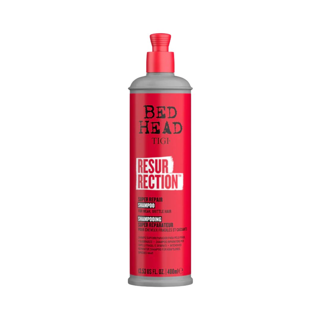 Tigi Bed Head Resurrection – Shampoo Reparador Cabello Dañado 400 ml