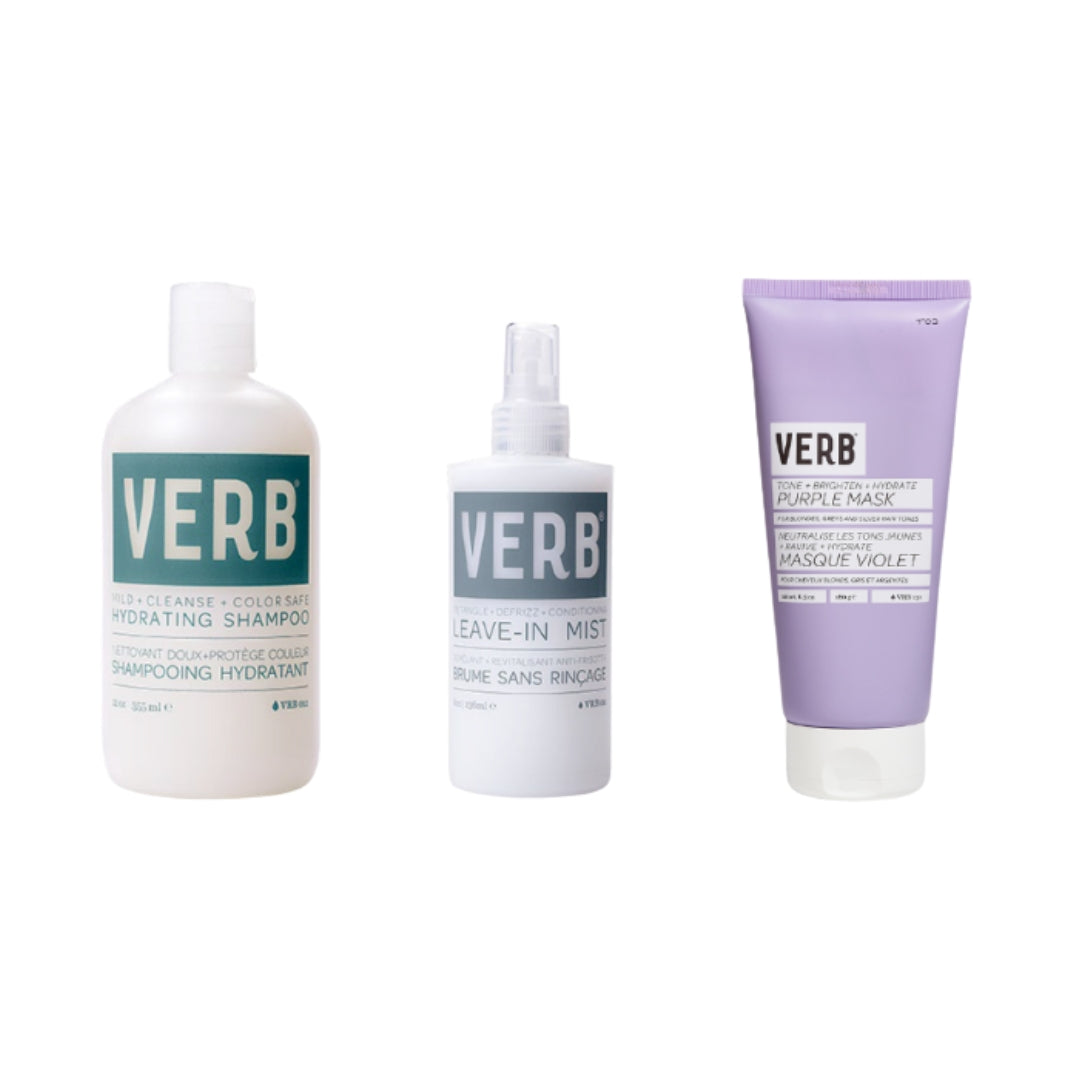 Kit Verb® Rubios – Hidratación, brillo y neutralización del tono
