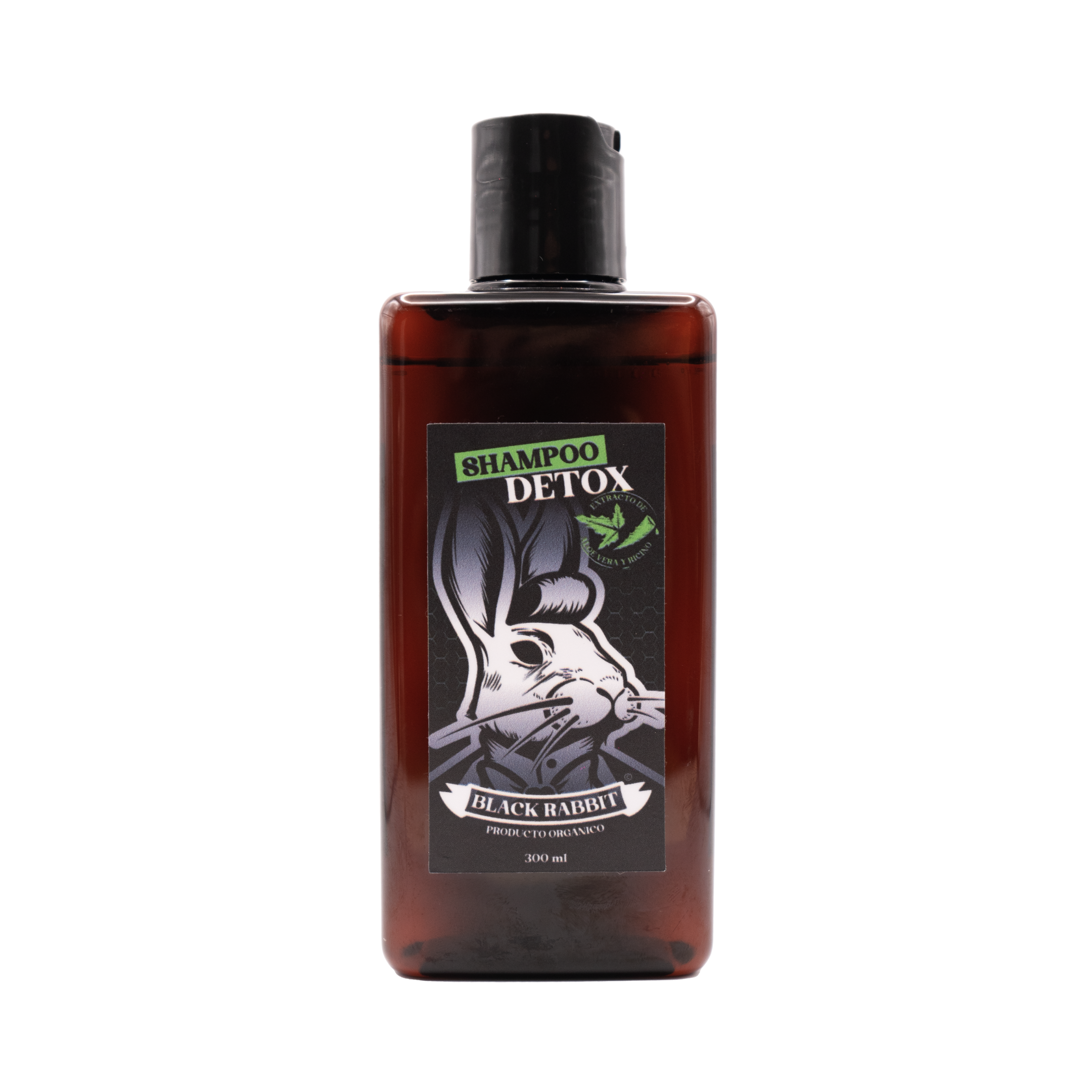 Shampoo Detox Carbón Activo 300ml - Black Rabbit