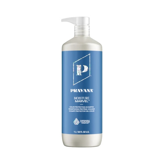 Pravana Moisture Marvel Shampoo 1000ml – Hidratación y Protección del Color