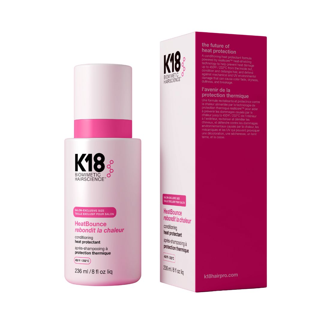 K18 Heat Bounce – Protector Térmico y Acondicionador Leave-In (118 ml)
