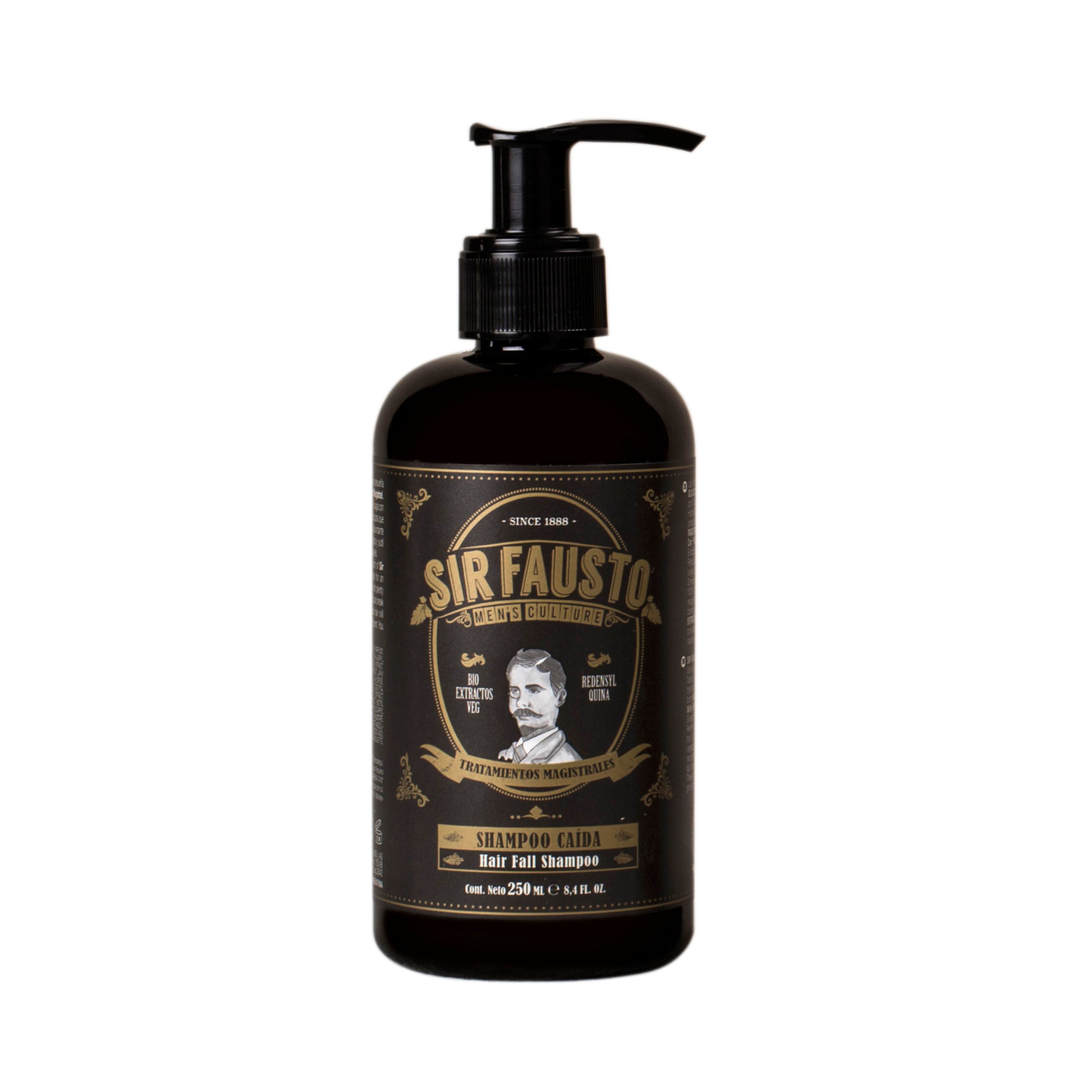 Shampoo Caída Sir Fausto 250 ml – Fortalecedor y estimulante del crecimiento