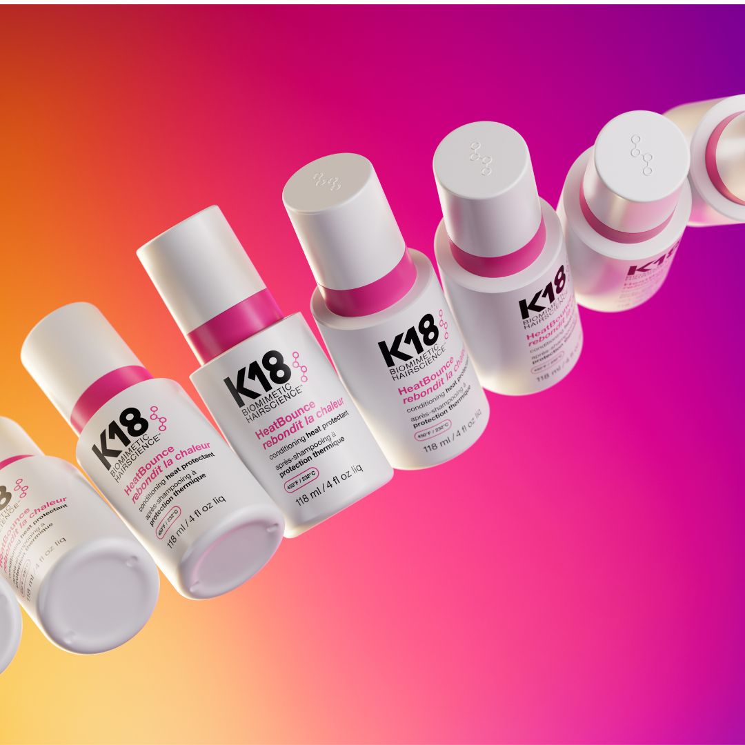 K18 Heat Bounce – Protector Térmico y Acondicionador Leave-In (118 ml)