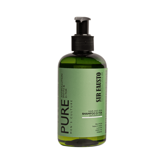Shampoo D-Tox de Sir Fausto - 250ml: Limpieza Profunda y Desintoxicación