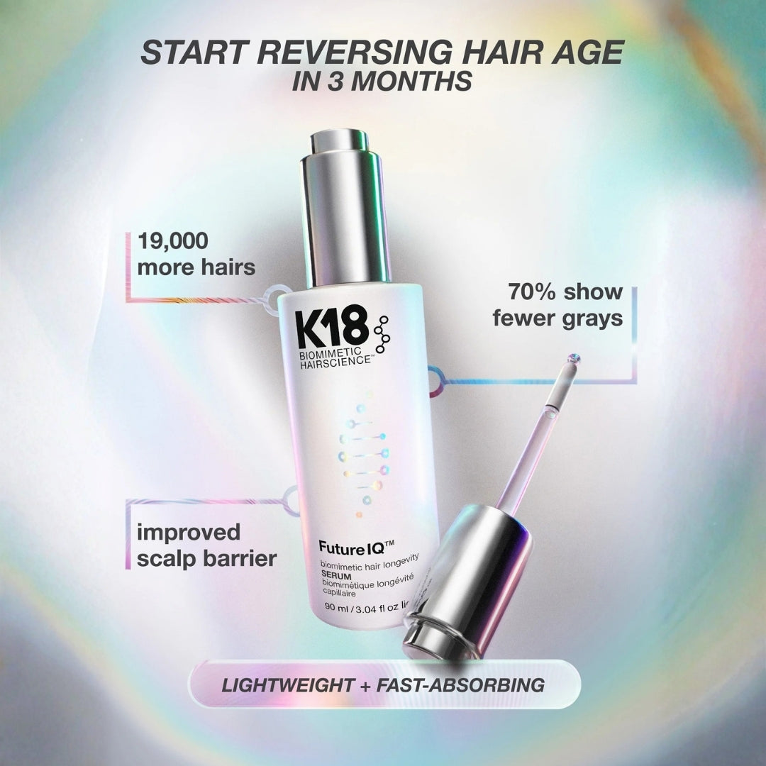 K18 FutureIQ™ Sérum Biomimético para la Longevidad Capilar 90 ml