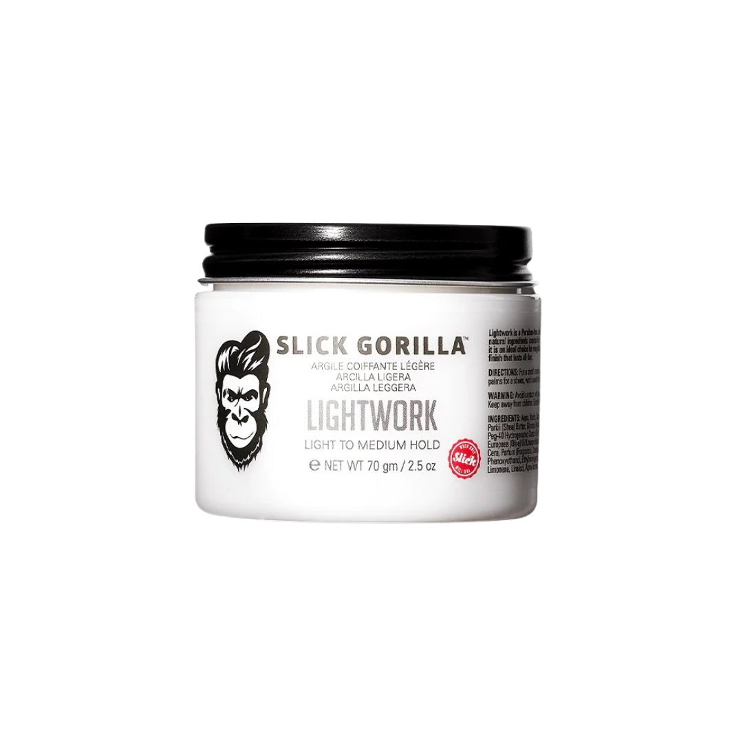 Pomada Lightwork 70 g – Volumen Ligero y Acabado Mate – Slick Gorilla