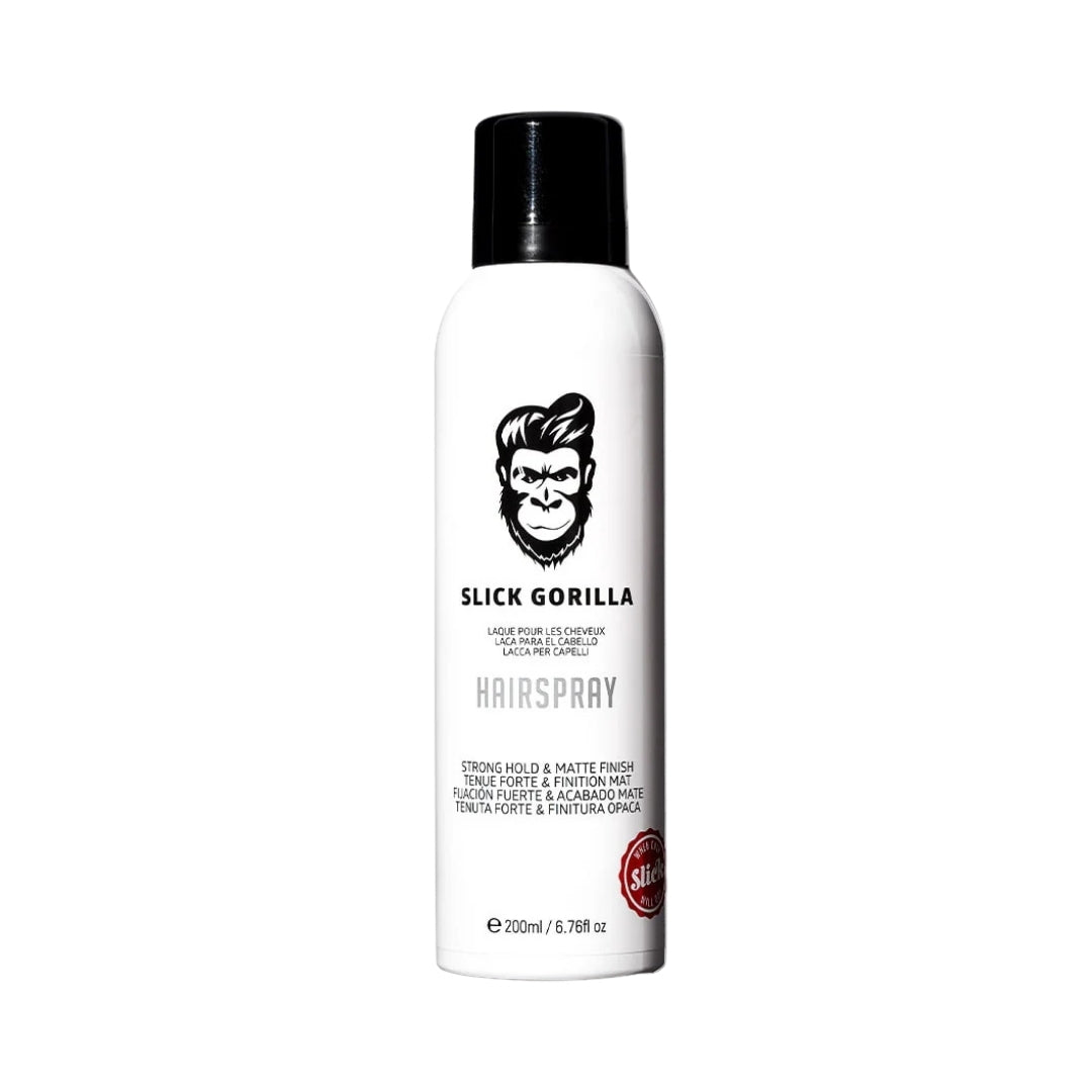 Laca para el Cabello 200 ml – Fijación Fuerte y Acabado Natural – Slick Gorilla