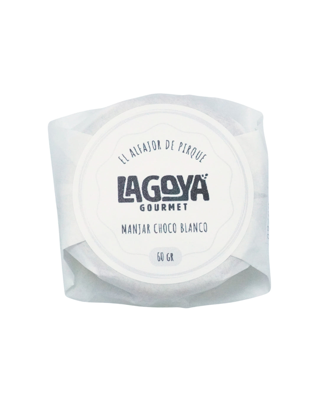 Alfajor Manjar Choco Blanco 60 g - Lagoya Gourmet