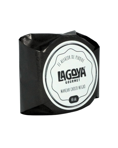 Alfajor Manjar Choco Negro 60 g - Lagoya Gourmet