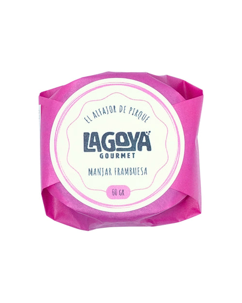 Alfajor Manjar Frambuesa 60 g - Lagoya Gourmet