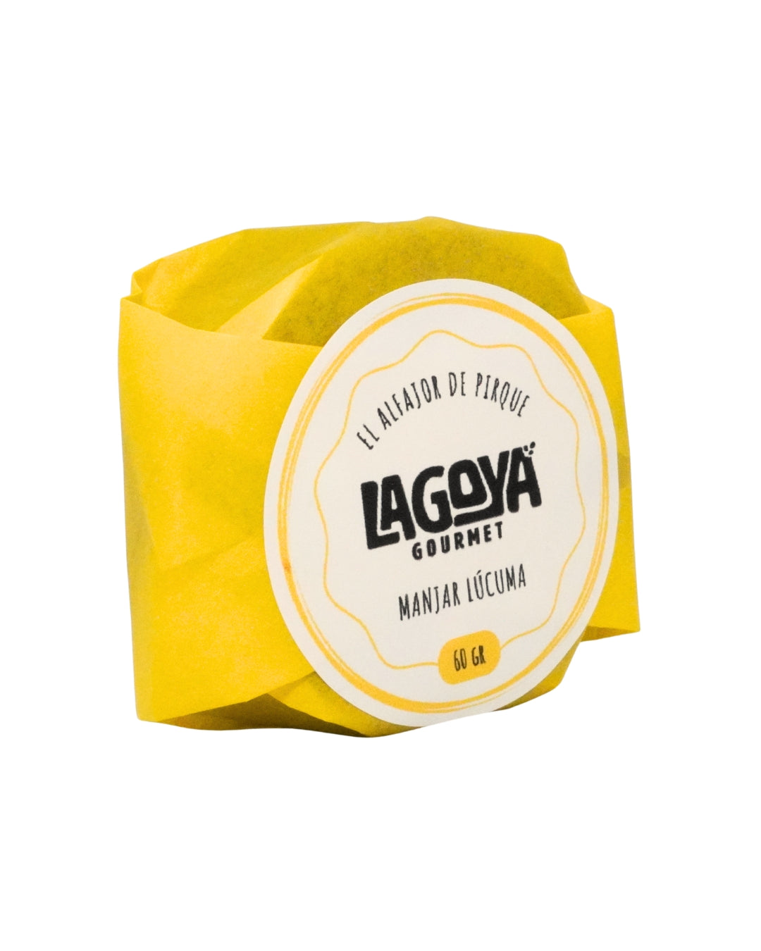 Alfajor Manjar Lúcuma 60 g - Lagoya Gourmet