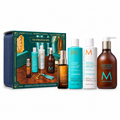 Kit Moroccanoil Holiday 2026 hidratacion sobre fondo blanco