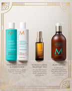 Detalle oficial del kit Moroccanoil Holiday 2026 hidratacion