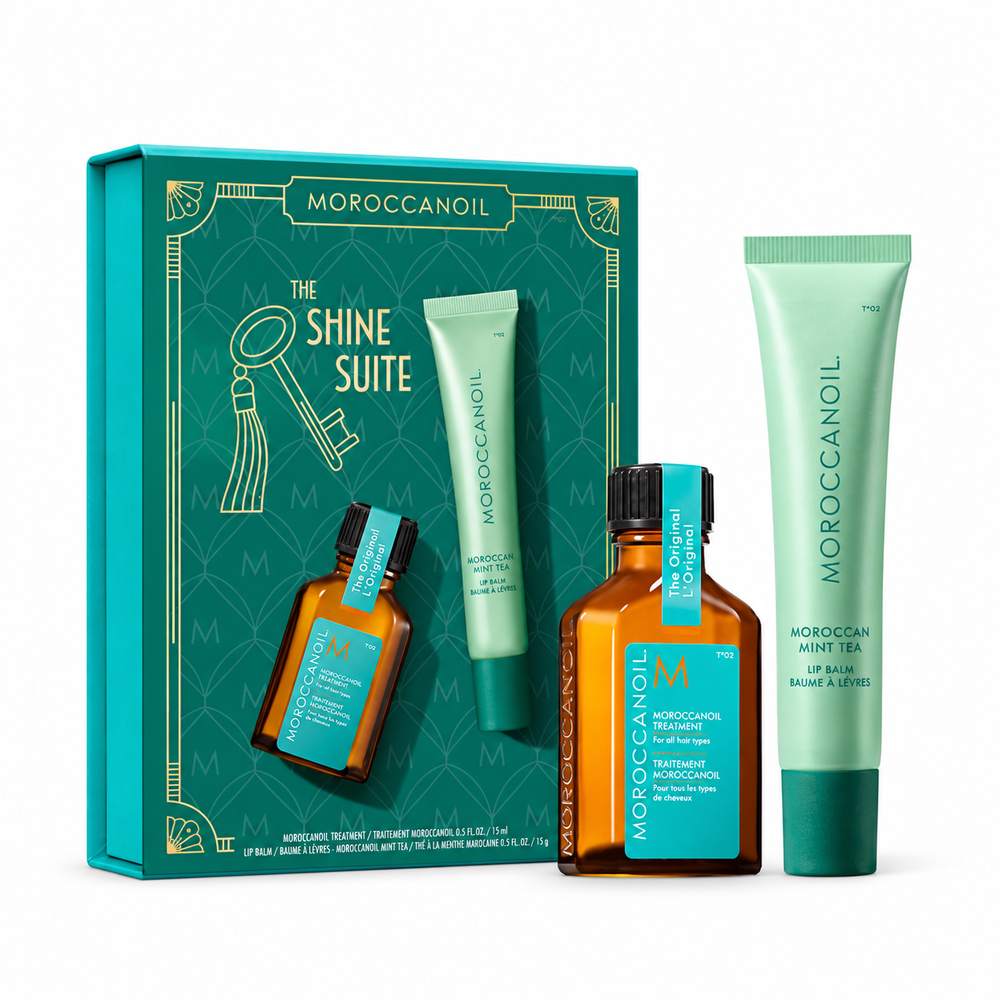 Moroccanoil Holiday 2026 Kit Original + Lip Balm Mint Tea