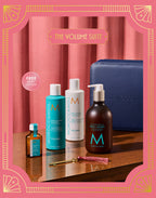 Detalle oficial del kit Moroccanoil Holiday 2026 Volumen