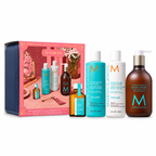 Moroccanoil Holiday 2026 Volumen con cofre sobre fondo blanco