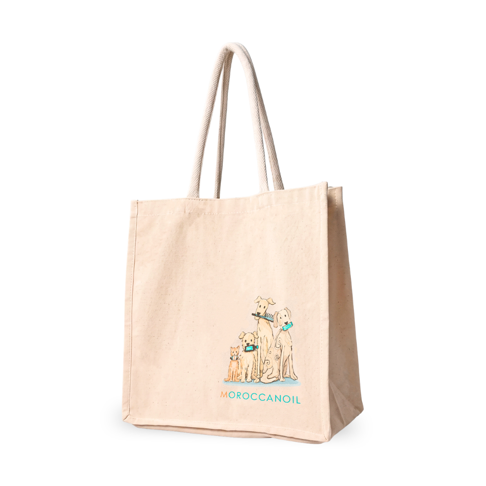 Bolso tote Moroccanoil edición Amamos los animales