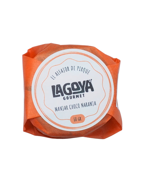 Alfajor Manjar Choco Naranja 60 g - Lagoya Gourmet