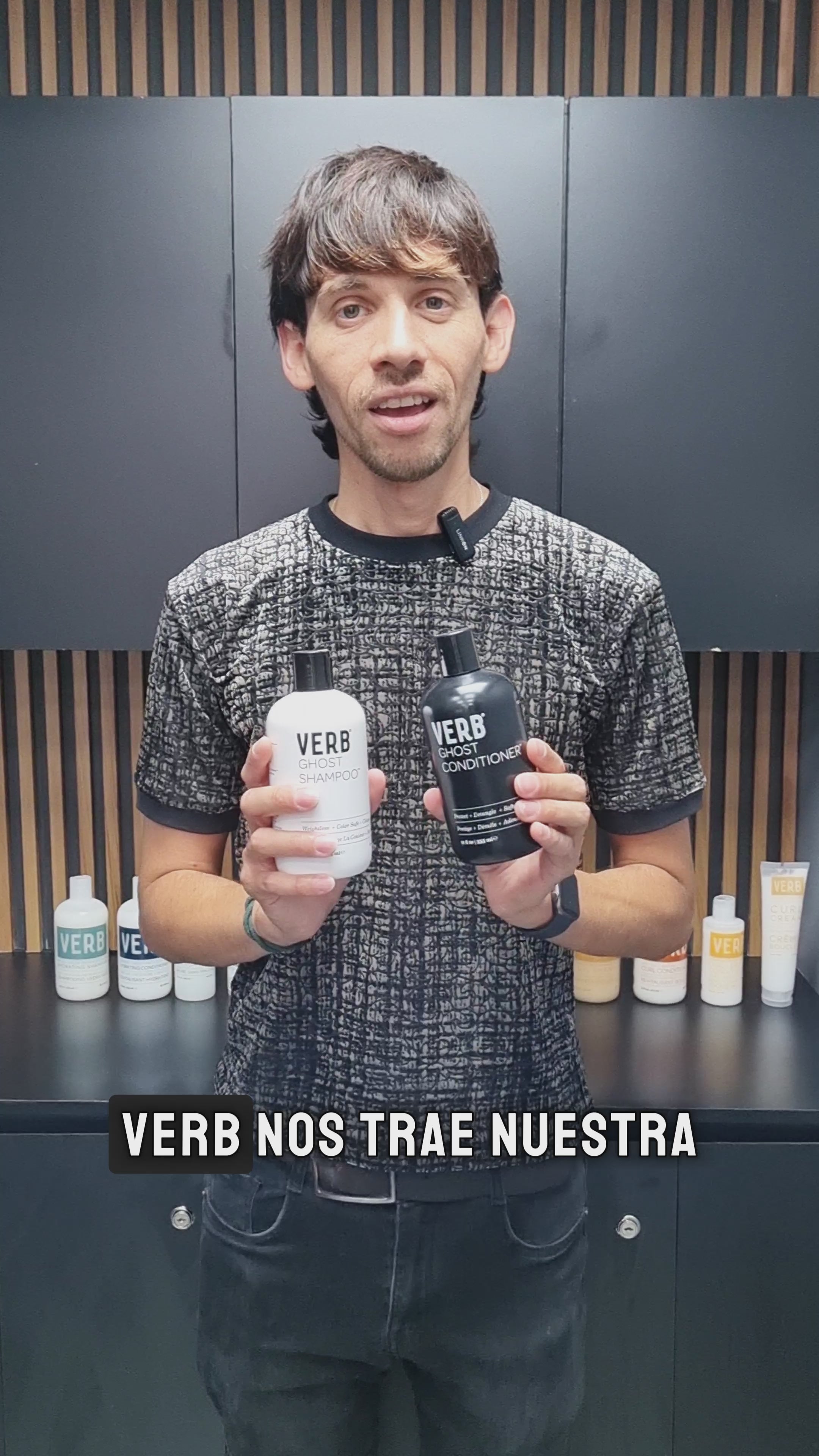Verb® Ghost Shampoo 355 ml – Limpieza ligera e hidratación para cabello fino