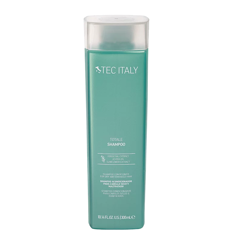 Shampoo Totale Hidratante 300 ml | TEC ITALY — envase sobre fondo limpio
